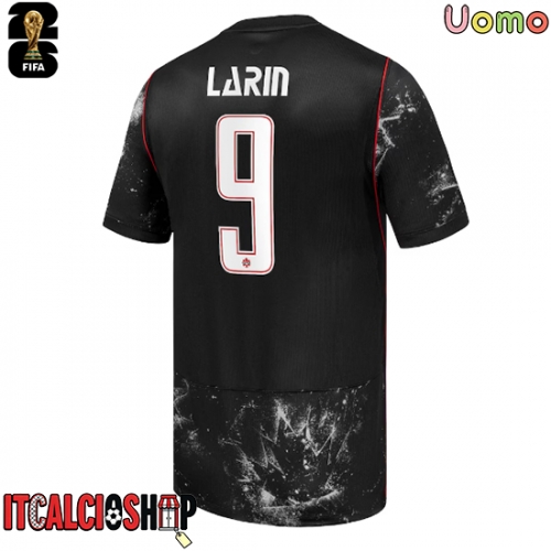 Canada Cyle Larin #9 Seconda Maglia Mondiali 2026 Manica Corta